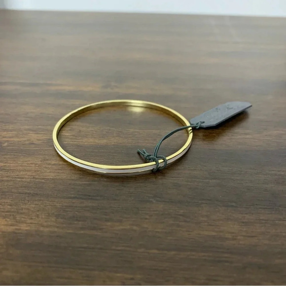Argento Vivo gold bangle bracelet - Picture 1 of 3